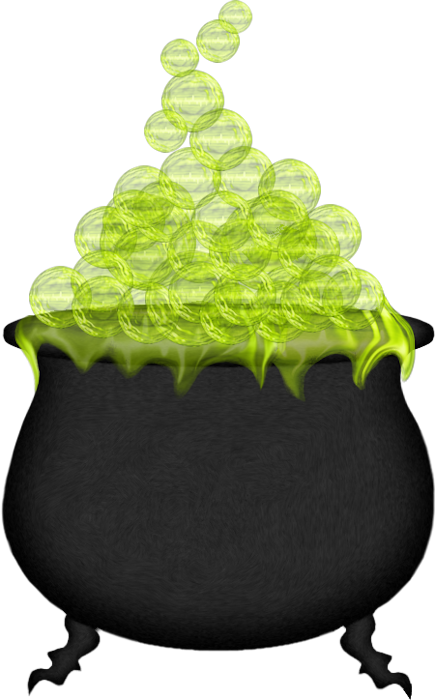 Halloween Cauldron Clip Art Halloween Templates, Halloween - Witch Halloween Clip Art (435x700), Png Download