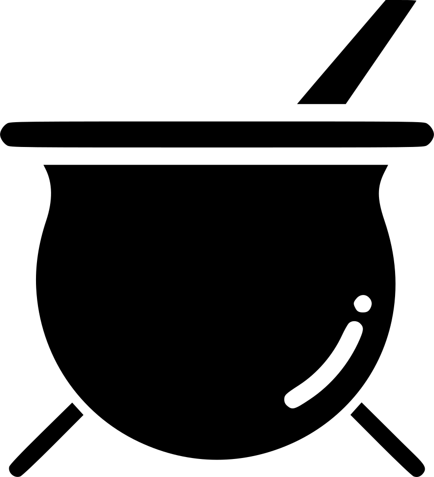 Cauldron Pot Stew Soup Cook Comments - Cauldron Icons (892x980), Png Download