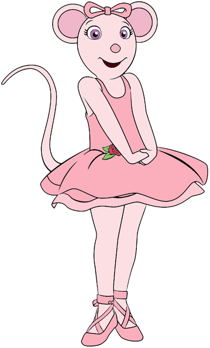 Ballerina Clipart Ballerina Tutu - Angelina Ballerina (416x687), Png Download