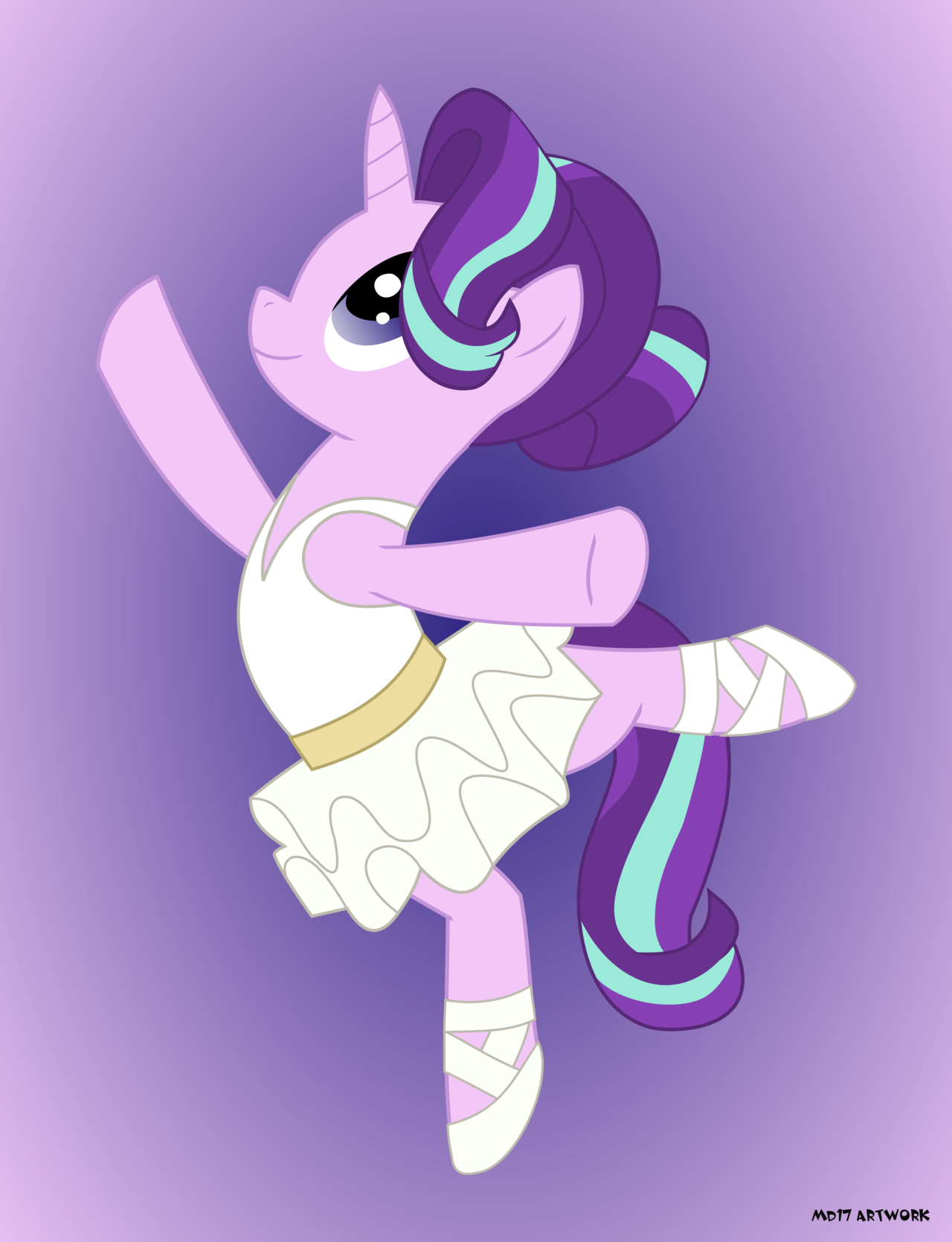 Starlight Glimmer Ballerina By Mandash1996-dbaak8d - Deviantart Starlight Glimmer Vector Fame And Misfortune (1280x1669), Png Download