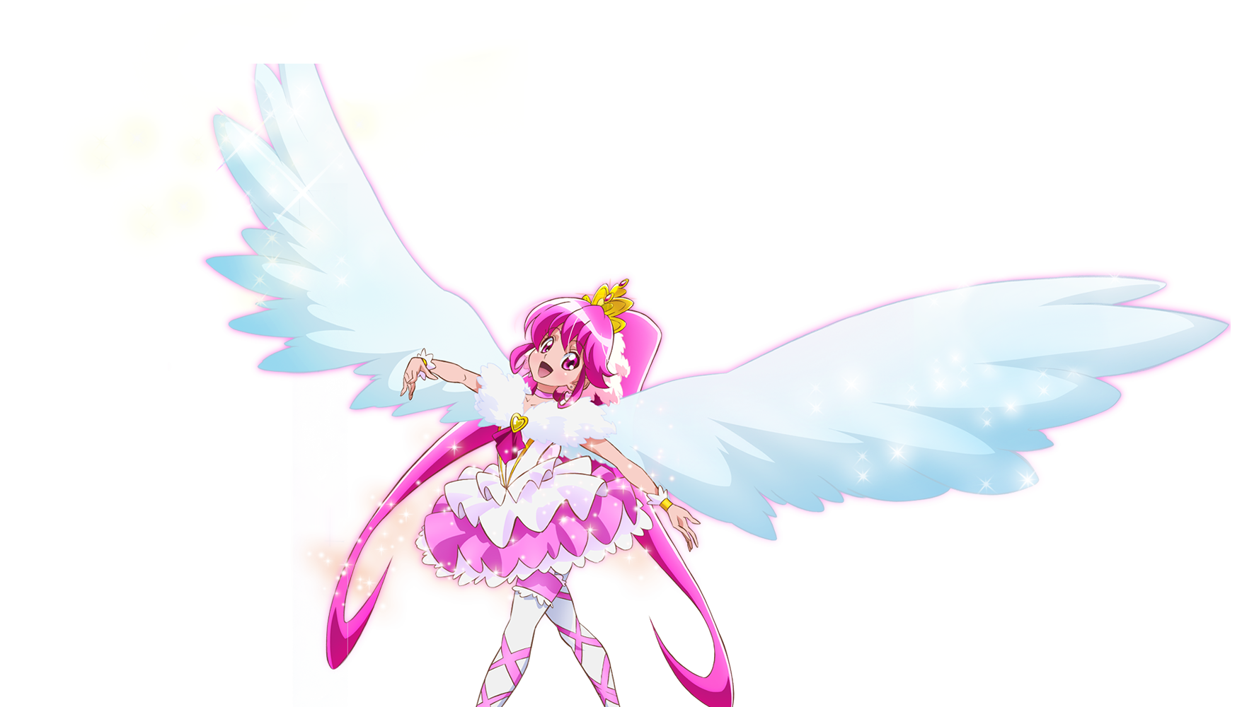 Movie Cure Lovely Ballerina Form Pose - Happinesscharge Precure The Movie: The Ballerina (1755x1000), Png Download