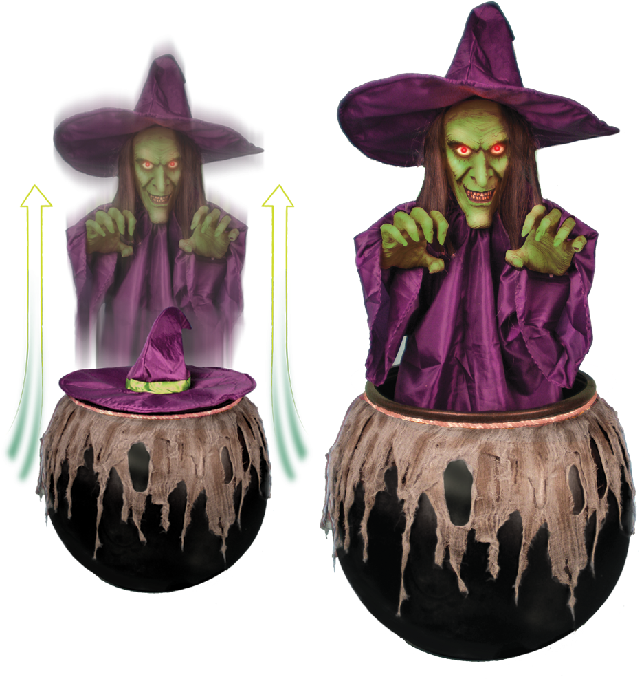 Evil Cauldron Witch - Spirit Halloween Evil Cauldron Witch (1000x1000), Png Download