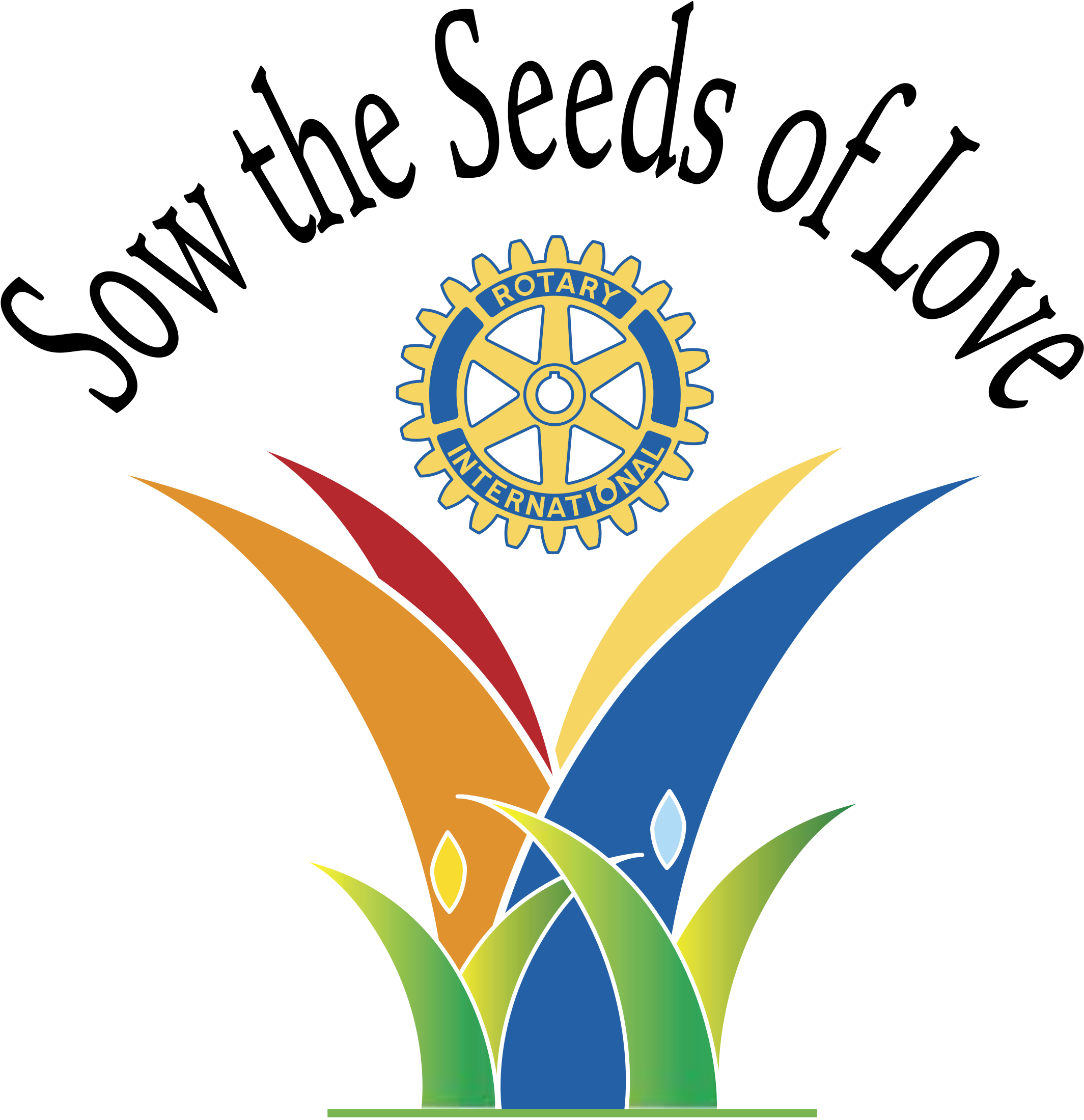 Sow The Seeds Of Love Logo Png Transparent - Rotary International (2400x2400), Png Download