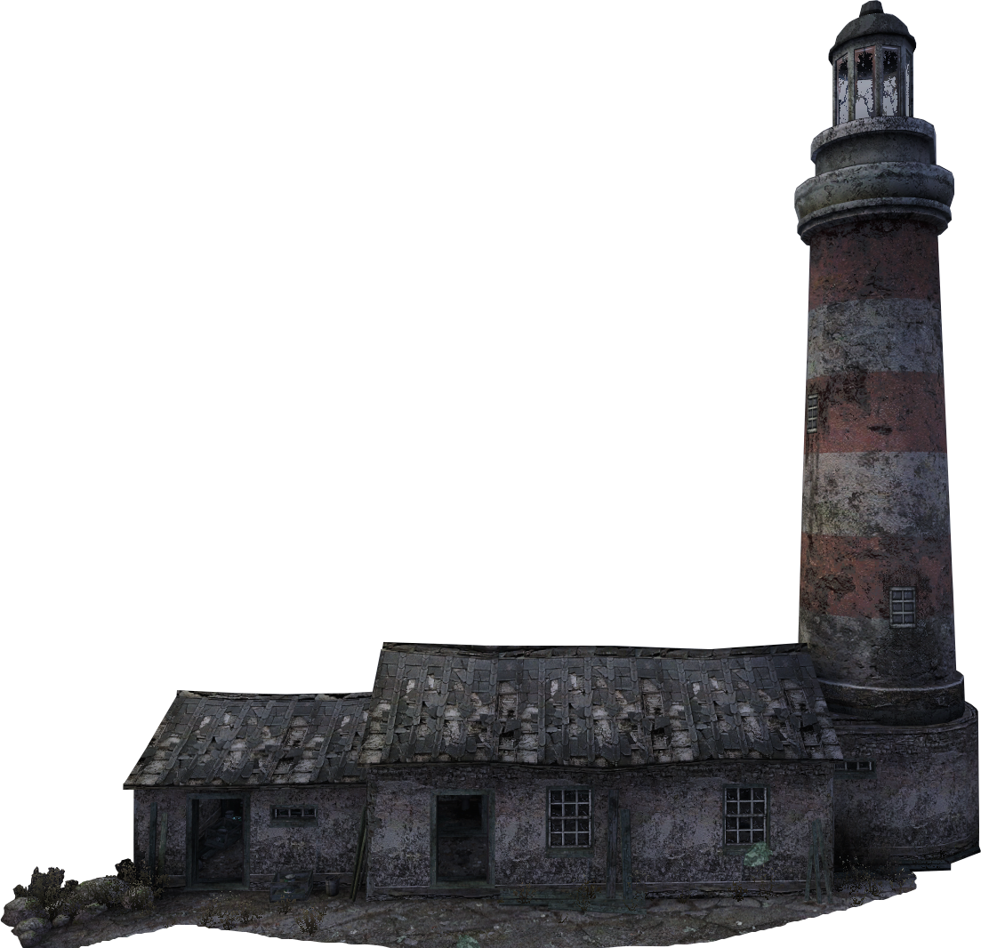Lighthouse Building Front - Dear Esther Lighthouse Model (1103x1066), Png Download