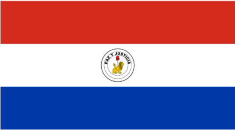 Smarter Items Country Flags Paraguay Flag - 巴拉圭 國旗 (480x384), Png Download