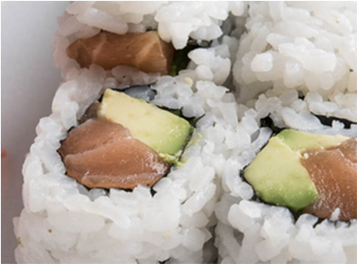 Salmon Avocado Roll - Alabama (500x500), Png Download