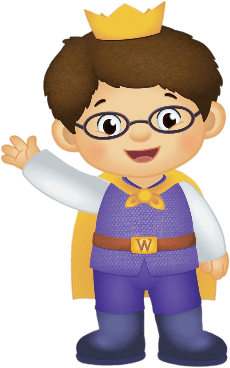 Prince Wednesday Waving Png - Daniel Tiger Prince Png (796x1200), Png Download