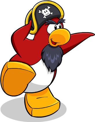 Rockhopper Waving - Club Penguin Rockhopper Png (328x431), Png Download