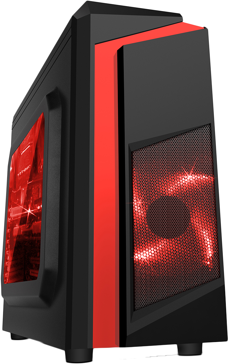 Cit F3 Black Matx Gaming Case (1200x1200), Png Download