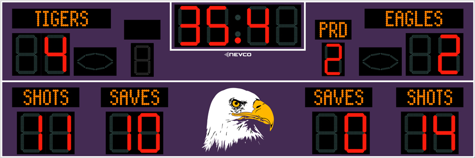 1313166654 3685-lacrosse - Football Scoreboard (1050x762), Png Download
