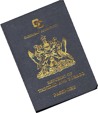 Passport Png About Trinidad Website Design - Trinidad & Tobago Passport (334x369), Png Download