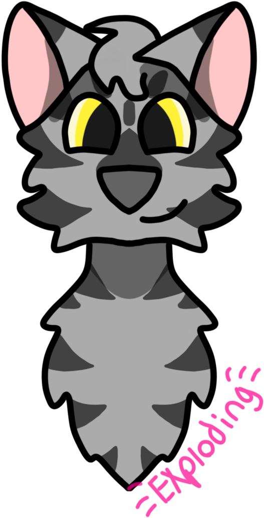 Antwhisker By Exploding Unicorns - Domestic Short-haired Cat (800x1280), Png Download