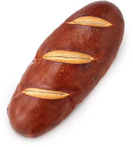 Sausage Buns - Lye Roll (450x498), Png Download