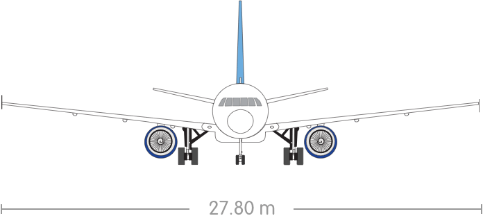 Interjet-superjet100 - Boeing 787 Dreamliner (696x312), Png Download