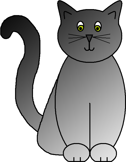 Cartoon Cats No Background (610x733), Png Download