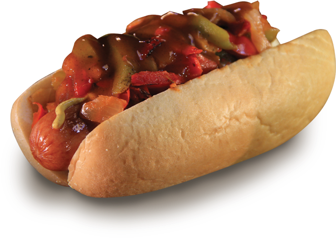 Italian Sausage - Italian Sausage With Bun Png (758x612), Png Download