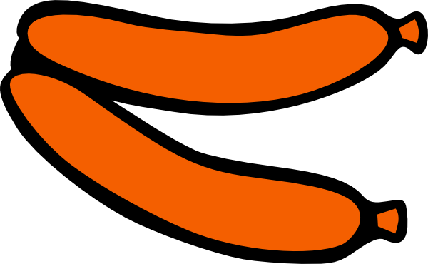 Sausages Clip Art At Clker - Sausages Clipart (600x370), Png Download