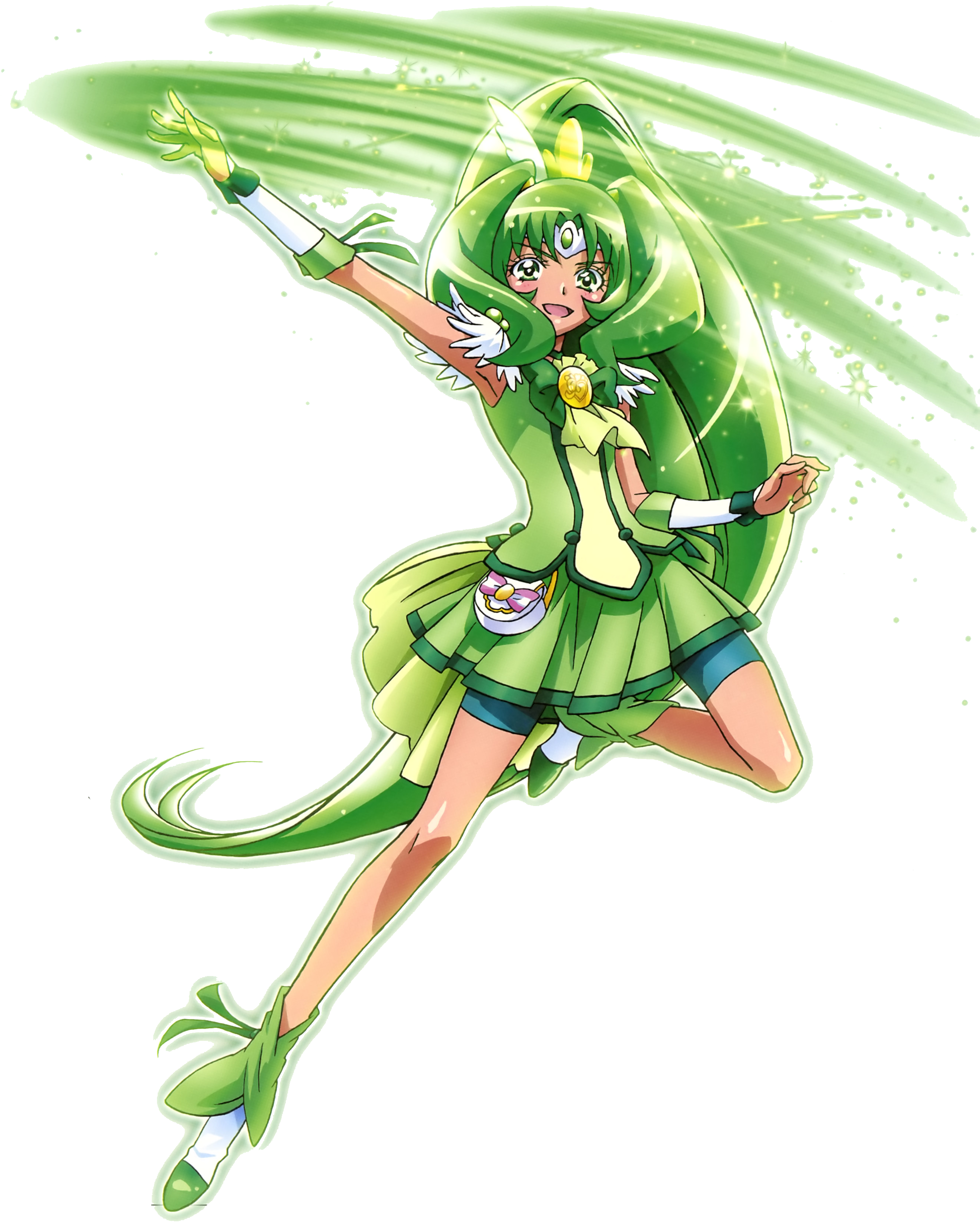 Smile Pretty Cure Cure March Wn Pose - Smile Pretty Cure Cure March (2708x3383), Png Download
