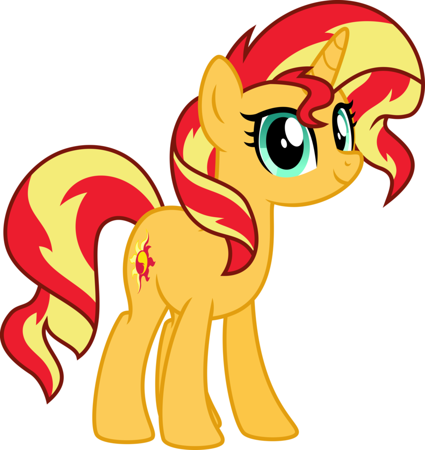 Sunset Shimmer - Mlp Sunset Shimmer Angry Vector (869x920), Png Download
