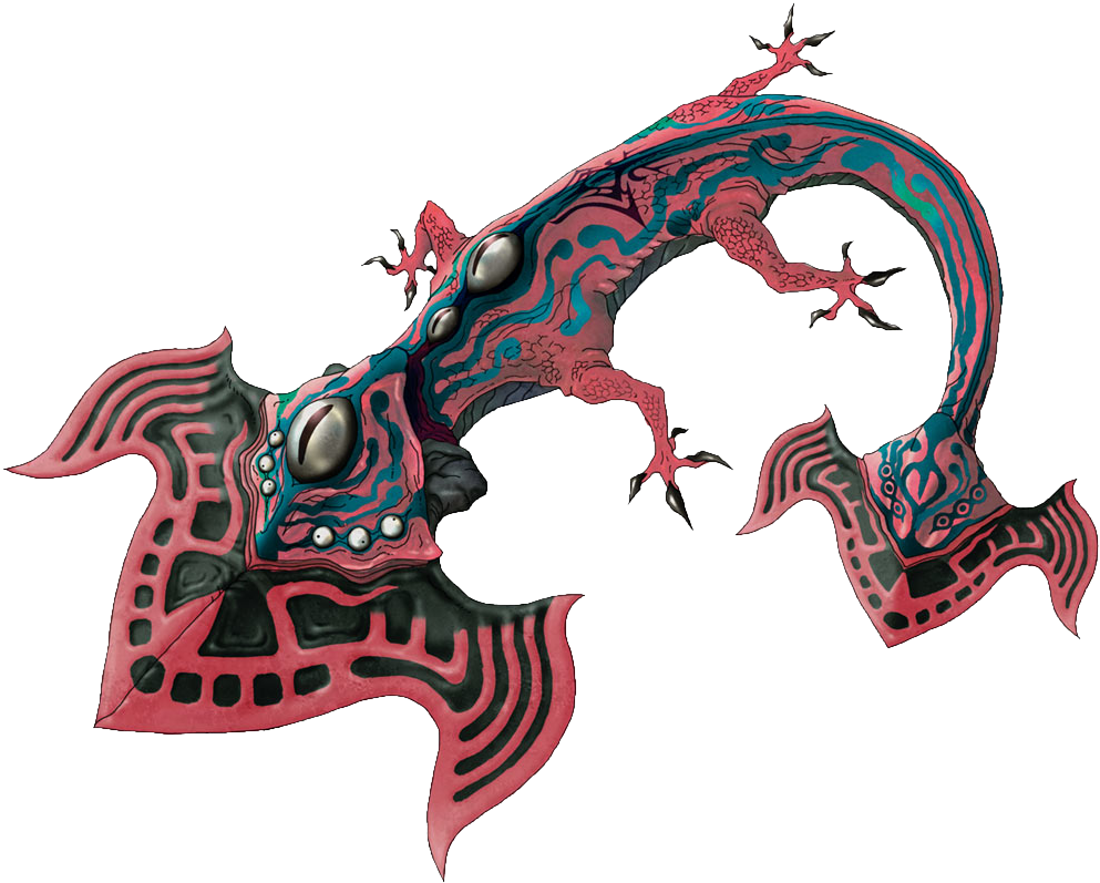 Red Salamander - Pandora's Tower Boss (1000x802), Png Download