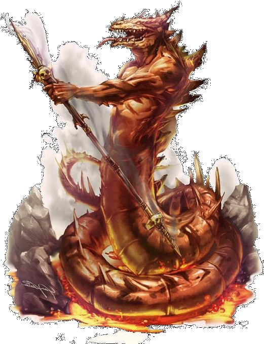 Salamander - Salamander Dungeons And Dragons (530x702), Png Download