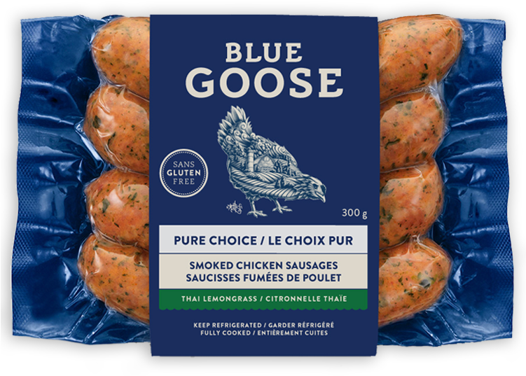 Pure Choice Smoked Thai Lemongrass Chicken Sausage - Products With Choix Environmental (750x550), Png Download