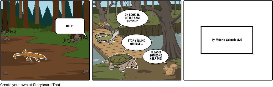 Sal The Salamander - Cartoon (1164x385), Png Download