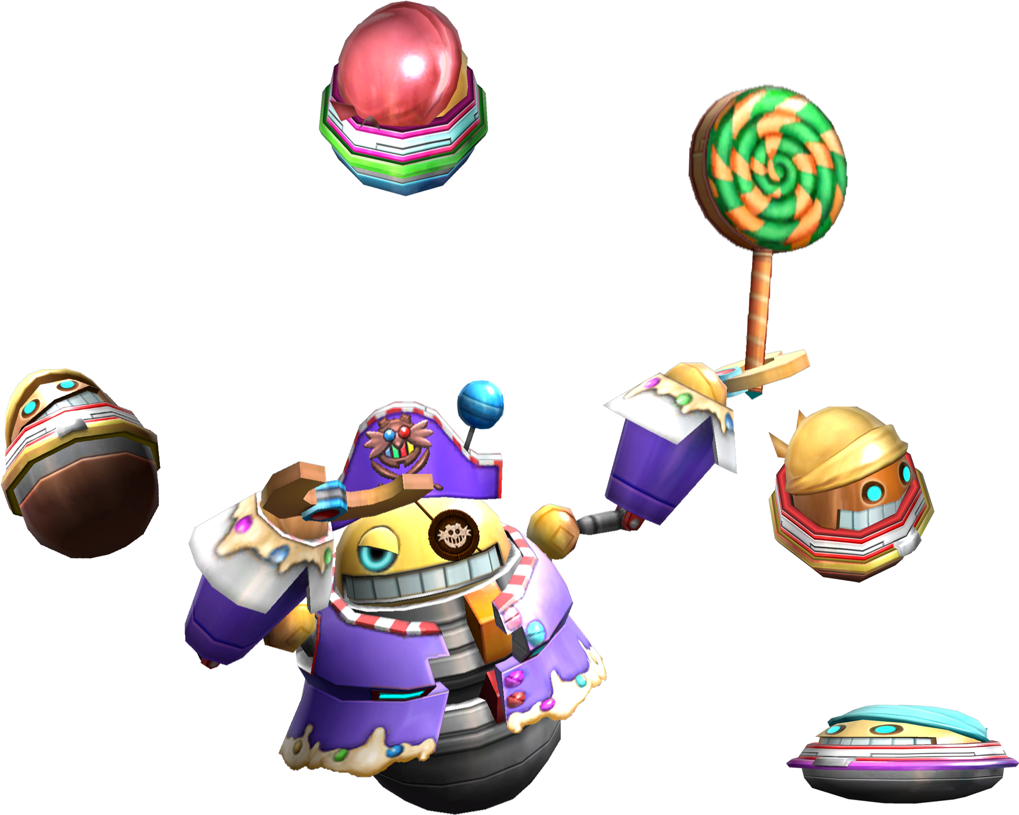 Captain Jelly Sonic Colors Ii - Sonic Colors Captain Jelly (2404x1920), Png Download