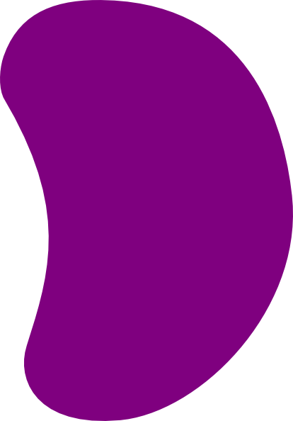 Jelly Bean Clipart - Purple Jelly Bean Clip Art (414x594), Png Download