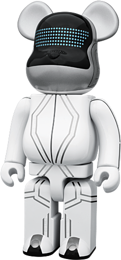 /wi/upimage/0erjg 101224b08 1 Cwrg4 - Daft Punk Tron Bearbrick (317x550), Png Download