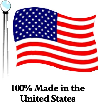 Made In The Usa - American Flag (368x362), Png Download