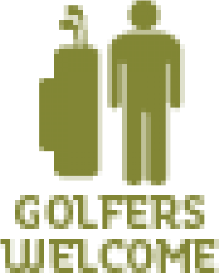 Golfers Welcome - Poster (500x600), Png Download