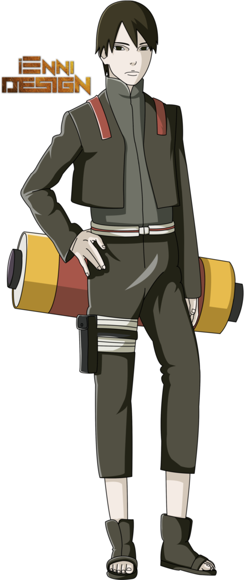 Sai Drawing Yamanaka - Sai Boruto The Movie (695x1149), Png Download