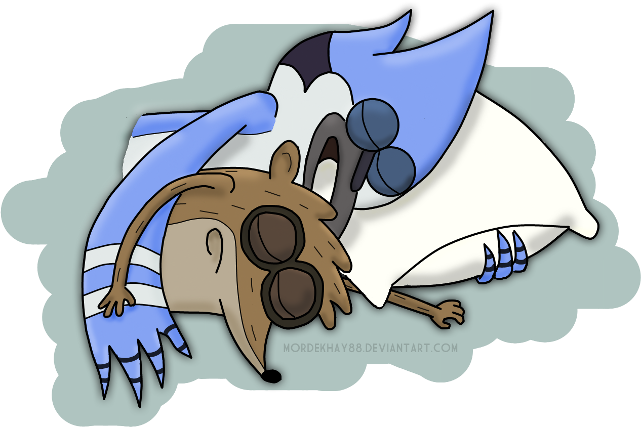 Morby 3 Digital By Mordekhay88-d51owr5 - Mordecai And Rigby Gay (1414x1082), Png Download