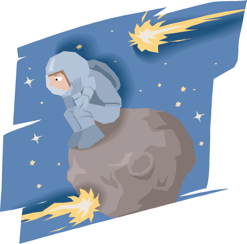 Asteroids And Comets - Asteroid (483x476), Png Download