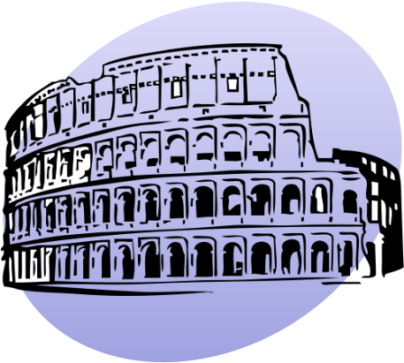 P Icon Colosseum - Colosseum Clip Art (500x450), Png Download