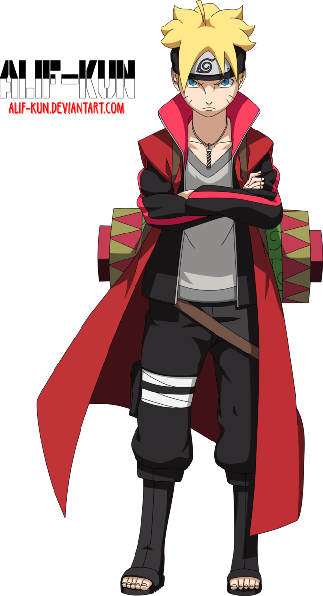 Boruto Uzumaki By Alif-kun - Boruto Deviantart (658x1215), Png Download