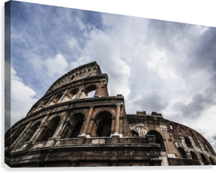 Rome, Italy Canvas Print - Colosseum Rome Italy Canvas Art - Reynold Mainse Design (429x344), Png Download