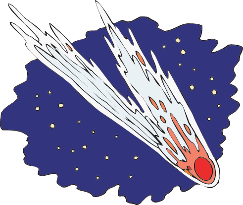 These Lesson Plans On Asteroids And Comets, Including - Asteroid Comets Clip Art (491x413), Png Download