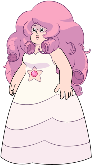 3 - Rose Cuarzo De Steven Universe (500x600), Png Download