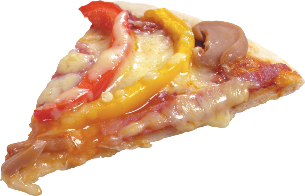 Piece Of Pizza On A Transparent Background - Pizza Transparent Background (1024x658), Png Download