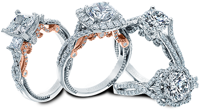 Renaissance Collection - Engagement Ring (400x311), Png Download