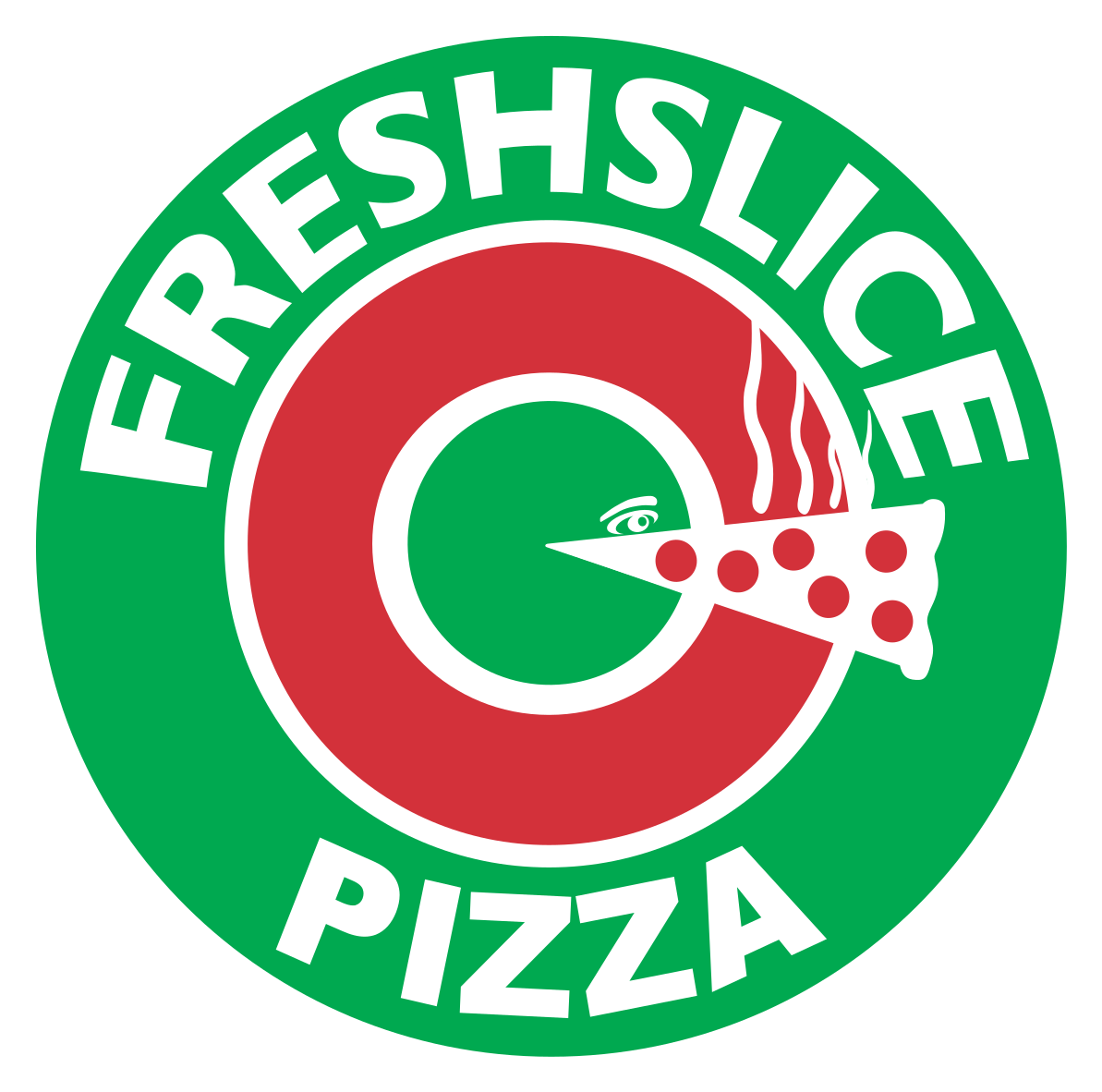 Fresh Slice Pizza Logo (1200x1192), Png Download