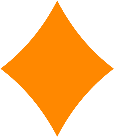 Falling Diamonds Png Datei - Diamond Shape Color Orange (443x480), Png Download