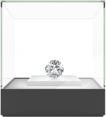 New York City Round Showroom Diamond - New York City (350x386), Png Download