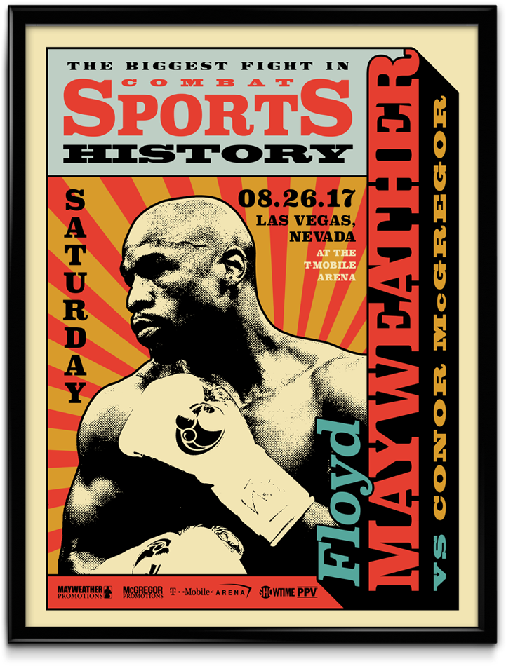 0shares - Floyd Mayweather Jr. Vs. Conor Mcgregor (1024x1024), Png Download