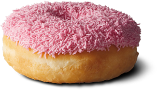 Strawberry Donut - Doughnut (380x380), Png Download