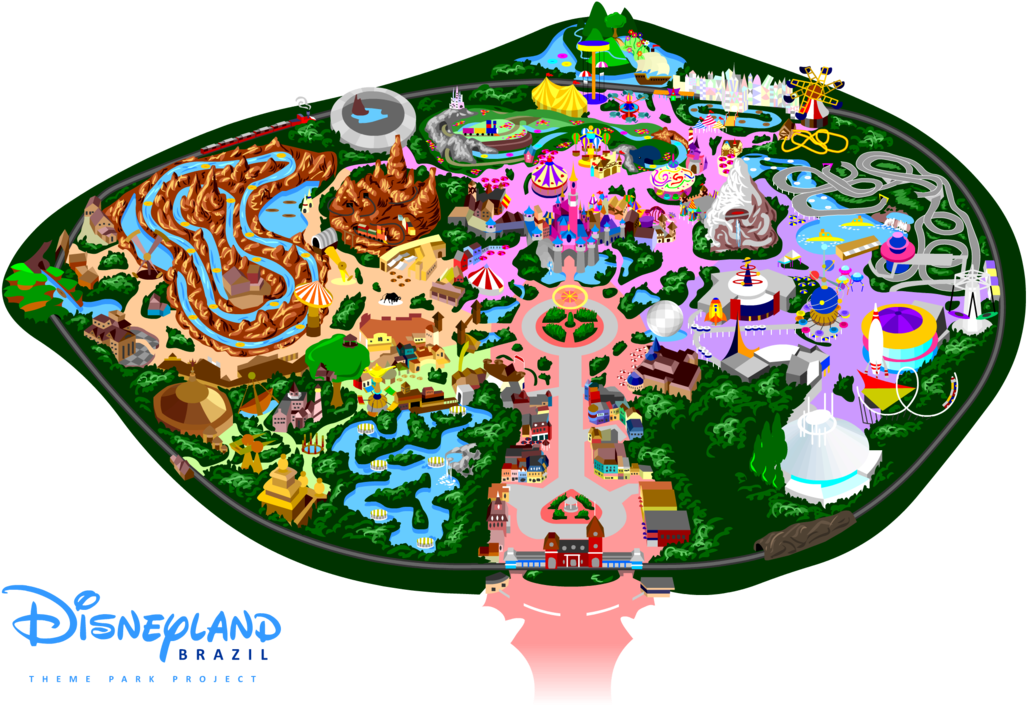 My Disneyland By Mrzahta On Deviantart - Disneyland Paris Splash Mountain (1082x739), Png Download