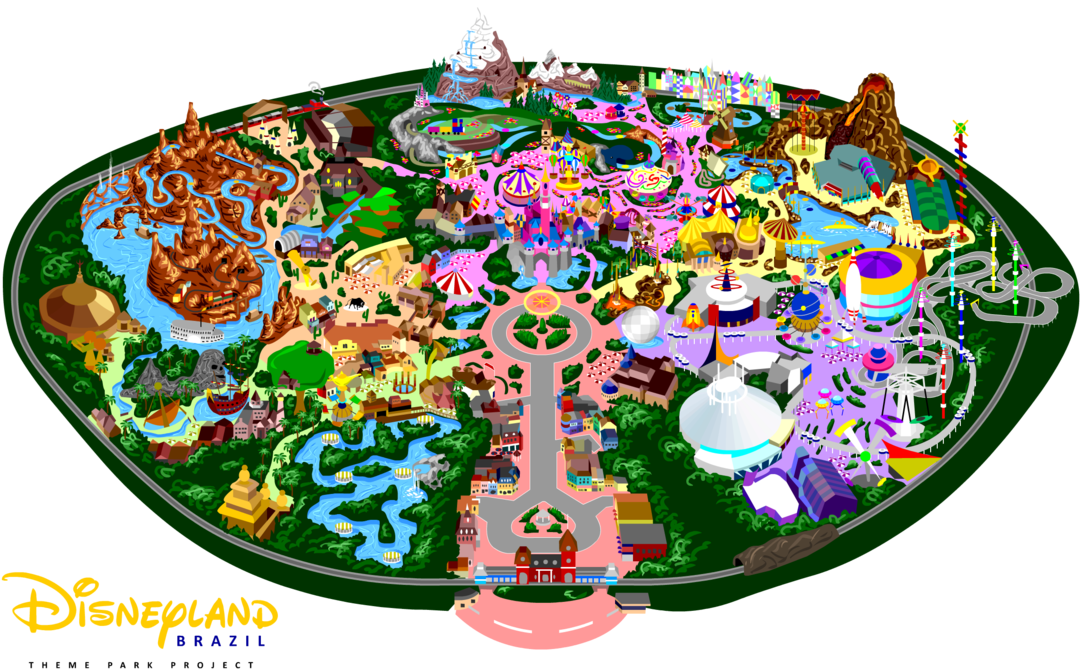 My Disneyland - Walt Disney (1099x727), Png Download