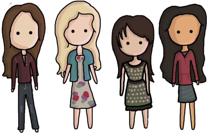 Pretty Little Liars By Jessabou-d2xuvub - Pretty Little Liars Easy Drawings (900x577), Png Download